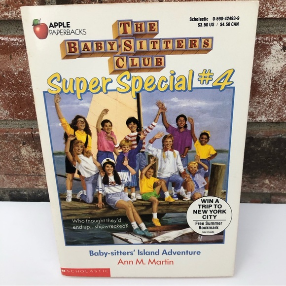 Babysitters Club Super Special #4 Island Adventure Vintage PB Ann M. Martin